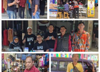 BPJS Ketenagakerjaan Gerebek Pasar Cibadak Sukabumi Sosialisasikan Jaminan Perlindungan Sosial