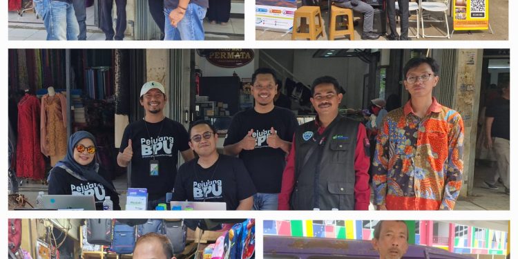 BPJS Ketenagakerjaan Gerebek Pasar Cibadak Sukabumi Sosialisasikan Jaminan Perlindungan Sosial