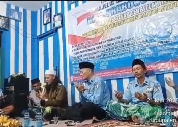 Dzikir dan Shalawat untuk Kedamaian Negeri serta Kesehatan Prabowo Subianto terus Bergema sampai Pelosok Pedesaan