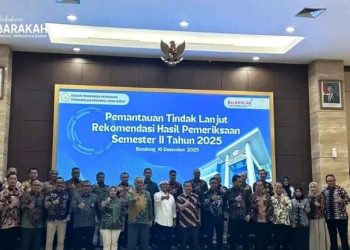 Sekda Sukabumi Ade Suryaman Hadiri Pemantauan Tindak Lanjut Rekomendasi BPK di Bandung