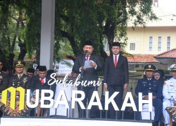 Wabup Pimpin Upacara Peringatan Hari Bela Negara Tingkat Kab. Sukabumi