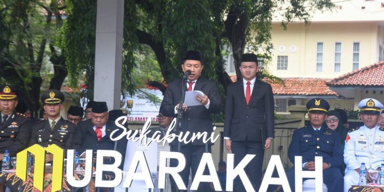 Wabup Pimpin Upacara Peringatan Hari Bela Negara Tingkat Kab. Sukabumi
