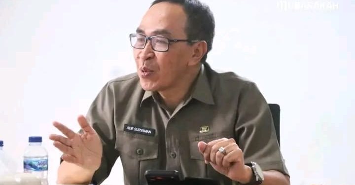 H.Ade Suryaman Sekda Kab.Sukabumi Hadiri Rakor Pembangunan Jalan Tol Ciawi-Sukabumi