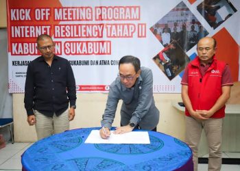 PMI Kab.Sukabumi Kembangkan Model Ketahanan Internet Berbasis Komunitas, Sekda : Kolaborasi Luar Biasa