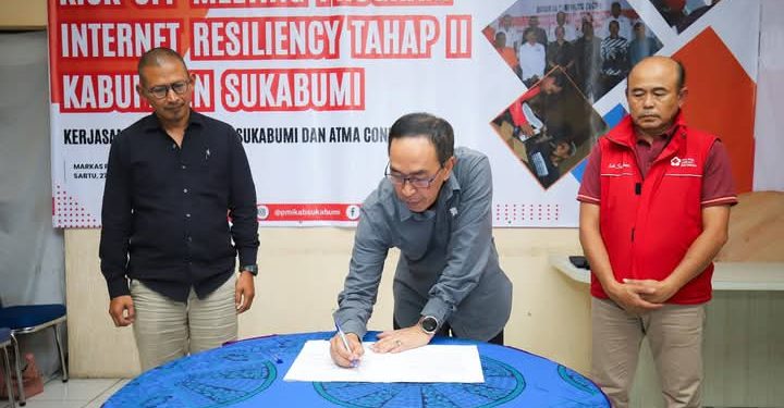 PMI Kab.Sukabumi Kembangkan Model Ketahanan Internet Berbasis Komunitas, Sekda : Kolaborasi Luar Biasa