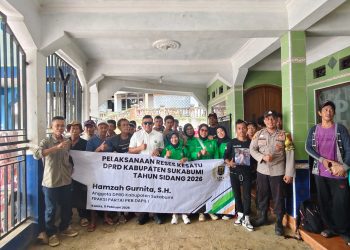Bibin Mulyadi Tokoh Masyarakat Simpenan Desak Perjuangan Desain Ulang Irigasi Rusak Saat Reses Anggota DPRD