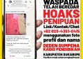 Waspada Modus Catut Nama Kadisdik, Pemkab Sukabumi Minta Warga Verifikasi Informasi