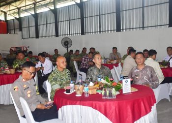 Jajaran Kodim 0622 Bersama Pemkab Sukabumi Ikuti Launching Percepatan Program KDKMP Oleh Presiden RI