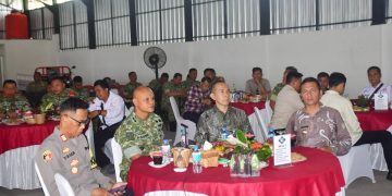 Jajaran Kodim 0622 Bersama Pemkab Sukabumi Ikuti Launching Percepatan Program KDKMP Oleh Presiden RI