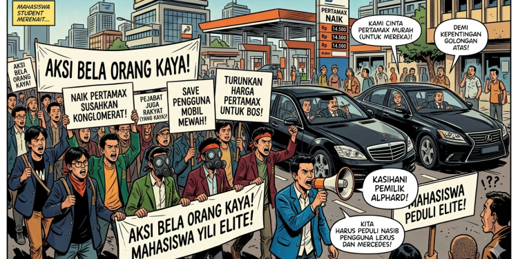 Ongen Aktivis 98 : Mahasiswa Demo Kenaikan Harga Pertamax Pembela Orang Kaya