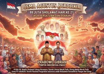 88 Juta Sholawat Menggema, Jaga Persatuan di HUT RI ke-81