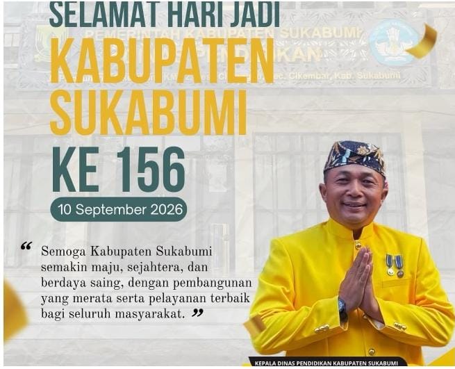Hari Jadi ke-156, Disdik Sukabumi Dorong Pendidikan Jadi Fondasi Penguatan SDM